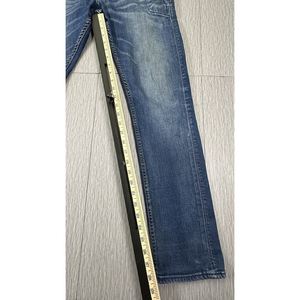 Levi's 511 Skinny Two Horse Brand Med Wash 30x32 Adjustable Waist 9 Pockets - Picture 9 of 11